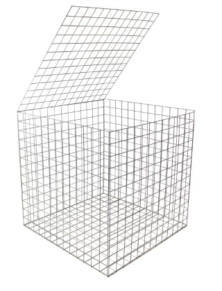gabion Galfan 4mm 1m x 1m x 1m