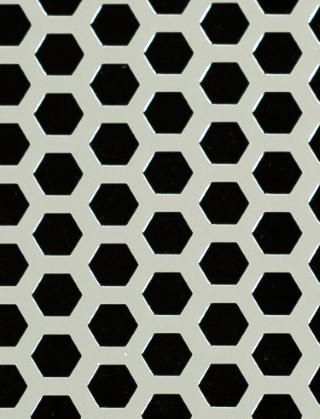 Honeycomb Silver anodised 1X.665m with no backing mesh