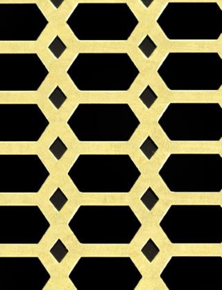 Slot & Diamond brass 2 X 1m with no backing mesh