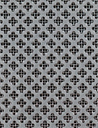Fancy club pewter 1X.665m with stainless backing mesh