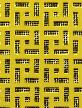 Maidstone Gold anodised 1X1m with brass backing mesh cut to size