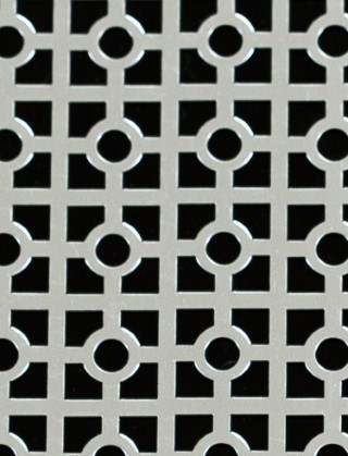 Moroccan Silver anodised 1X1m with no backing mesh