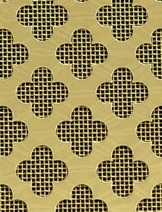 Large Club brass 2 X 1m with brass backing mesh cut to size