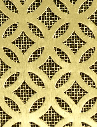 Inner Circle brass 2 X 1m with brass backing mesh