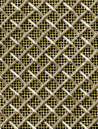 Crimped mesh 1X1 5 X 5 SS3161.6 DIAMONDBRASSmesh
