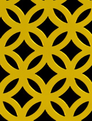 Inner Circle Gold anodised 1X.665m with no backing mesh