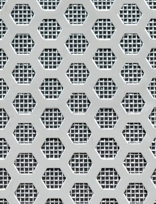 Honeycomb stainless 1X.665m with stainless backing mesh