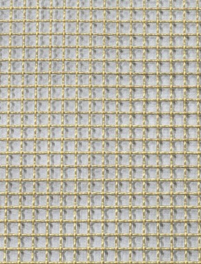 Crimped mesh 1X1 12.5 X 12.5 BRASS2.5 SQUAREBLACKmesh cut to size 1