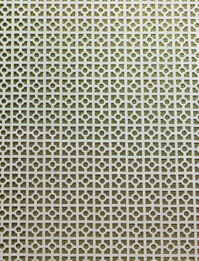 Moroccan Silver anodised 2 X 1m with brass backing mesh 1