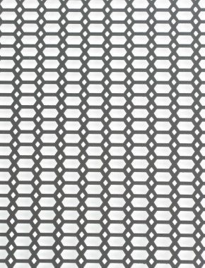 Slot & Diamond pewter 1X1m with no backing mesh 1