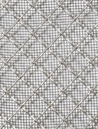 Crimped mesh 1X.665 10X10 SS3161.2 DIAMONDBLACKmesh 0