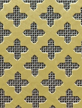 Small Cross brass 2 X 1m with stainless backing mesh 0