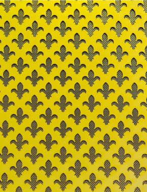 Fleur De Lys Gold anodised 2 X 1m with brass backing mesh 1