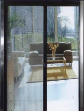 ALUM FRAME PLEATED DOOR SCREEN 1.2 X2.2
