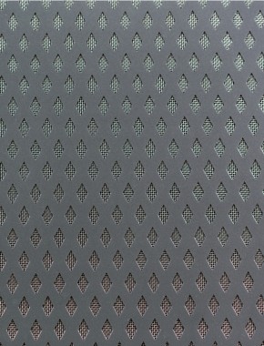 Small Diamond pewter 1X1m with stainless backing mesh cut to size 1