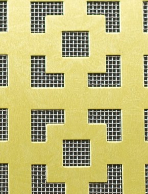 Dymchurch brass 2 X 1m with stainless backing mesh cut to size