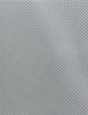 Fancy club pewter 2 X 1m with black backing mesh 1