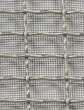 Crimped mesh 1X1 25 X 12.5 SS3042.5 SQUAREBLACKmesh 0