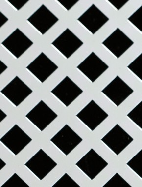 Lattice Silver anodised 2 X 1m with no backing mesh