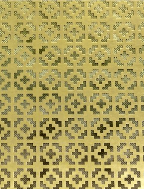 Iden brass 1X1m with brass backing mesh cut to size 1