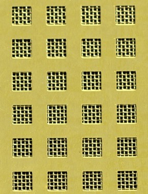 Chartham brass 1X.665m with brass backing mesh cut to size 0
