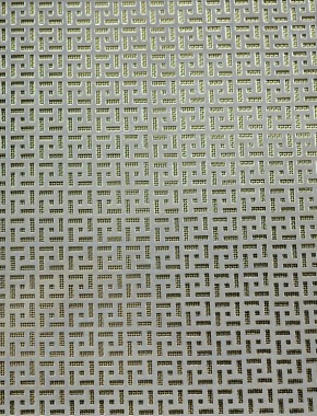 Maidstone stainless 1X1m with brass backing mesh cut to size 1