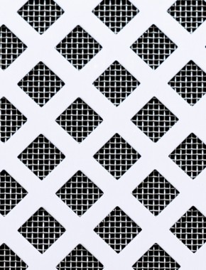 Lattice Silver anodised 2 X 1m with stainless backing mesh cut to size