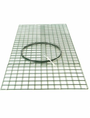 gabion basket Green PE 3mm 1.5m x 1m x 0.5m 1