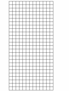 welded mesh panel GALFAN 3X3 8G 3.25ft x 6.5ft