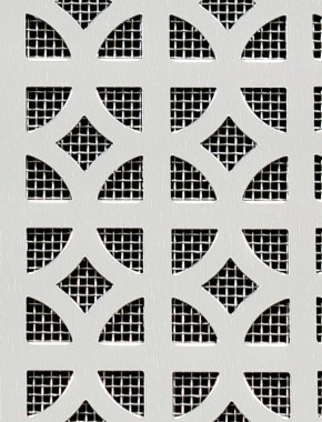 Ockley Silver anodised 1X1m with stainless backing mesh 0