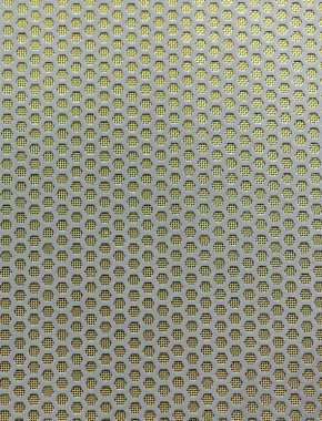 Honeycomb pewter 2 X 1m with brass backing mesh 1