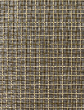 Crimped mesh 2 X 1 10X10 BRASS1.5 SQUARESTAINLESS STEELmesh 1