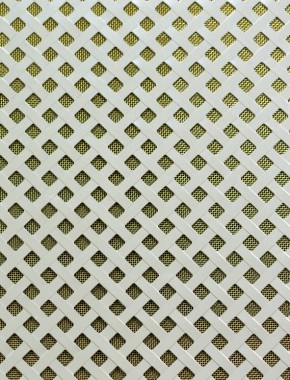 Rye Silver anodised 1X.665m with brass backing mesh 1