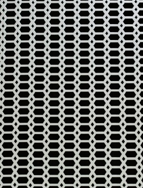 Slot & Diamond Silver anodised 2 X 1m with no backing mesh cut to size 1