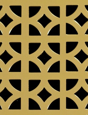 Ockley Gold anodised 1X1m with no backing mesh 0