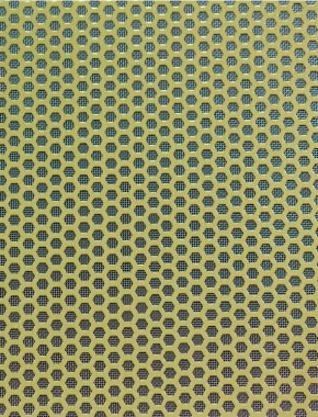 Honeycomb Gold anodised 2 X 1m with stainless backing mesh cut to size 1