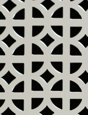 Ockley Silver anodised 1X1m with no backing mesh