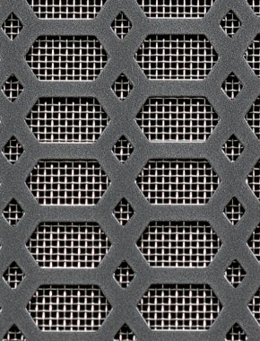 Slot & Diamond pewter 2 X 1m with stainless backing mesh cut to size 0