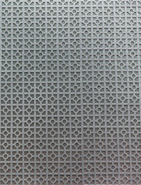 Moroccan pewter 2 X 1m with stainless backing mesh 1