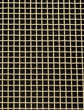 Crimped mesh 2 X 1 12.5 X 12.5 BRASS2.5 SQUARENOmesh 1