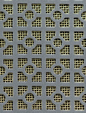 Moroccan pewter 2 X 1m with brass backing mesh cut to size 0