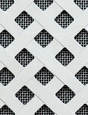 Rye Silver anodised 1X.665m with stainless backing mesh cut to size 0