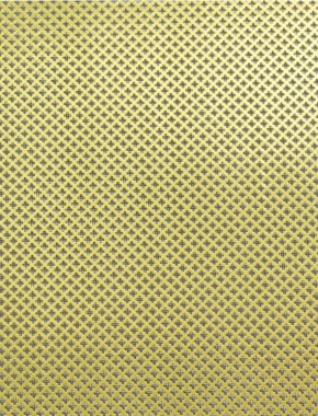 Fancy club brass 1X.665m with black backing mesh 1