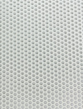 Honeycomb Silver anodised 1X.665m with black backing mesh 1