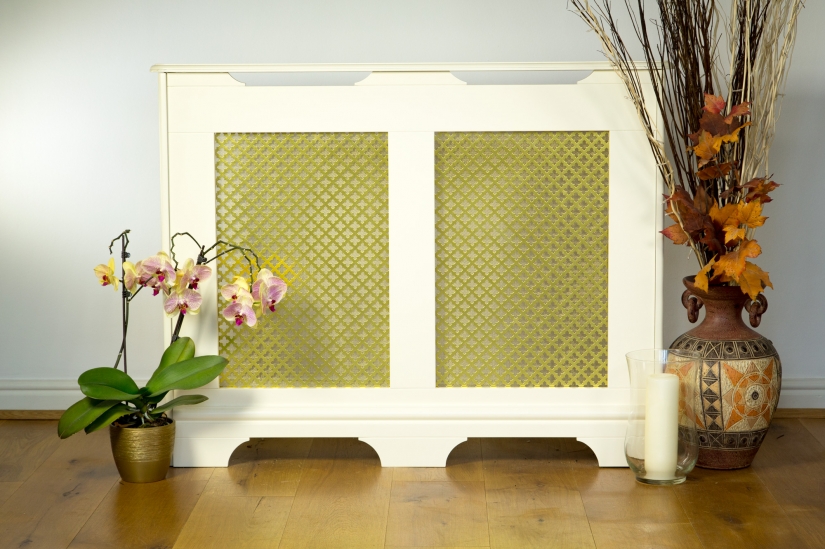 Fancy Cross brass 2 X 1m with brass backing mesh 3