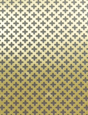 Small Cross brass 2 X 1m with stainless backing mesh 1