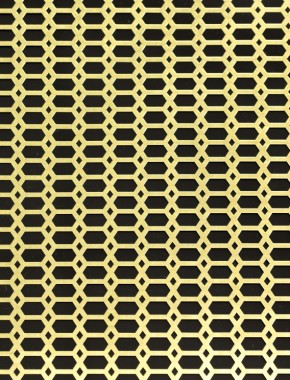 Slot & Diamond brass 2 X 1m with no backing mesh 1