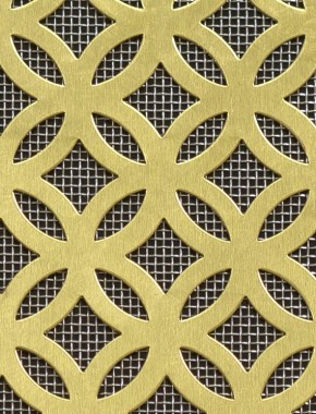 Inner Circle brass 1X.665m with stainless backing mesh 0