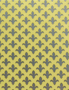 Fleur De Lys Gold anodised 2 X 1m with stainless backing mesh 1