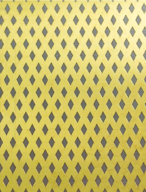 Small Diamond brass 2 X 1m with stainless backing mesh 1